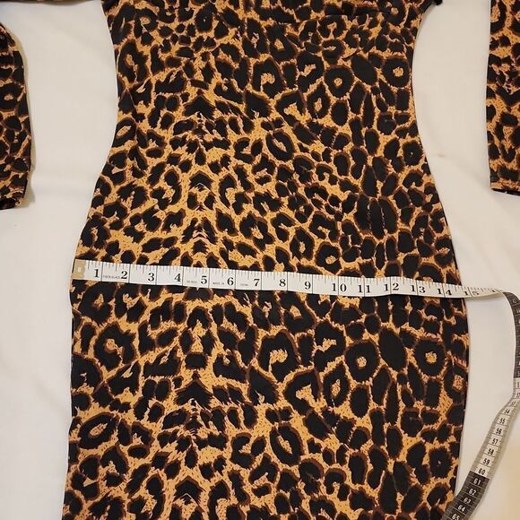 Pretty little thing cheetah print dress size 6 - Picture 5 of 7